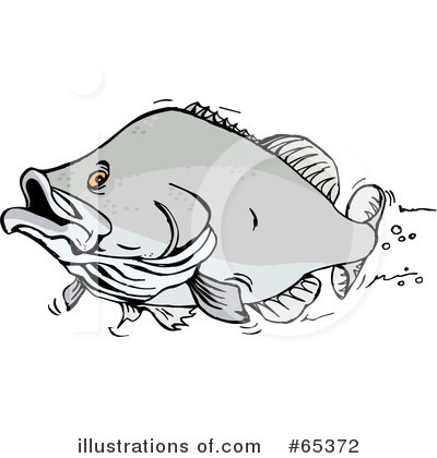 Royalty-Free (RF) Fish Clipart Illustration by Dennis Holmes Designs - Stock Sample #65372
