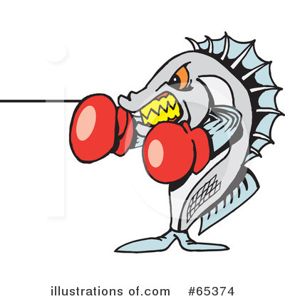 Royalty-Free (RF) Fish Clipart Illustration by Dennis Holmes Designs - Stock Sample #65374