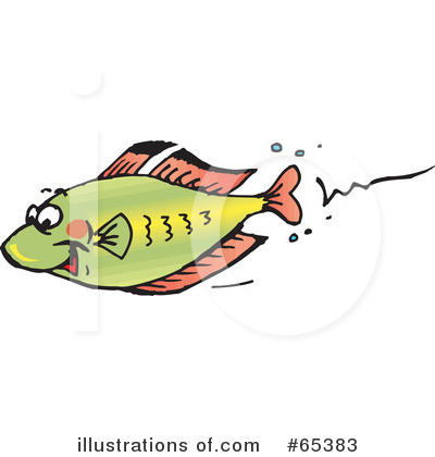 Royalty-Free (RF) Fish Clipart Illustration by Dennis Holmes Designs - Stock Sample #65383