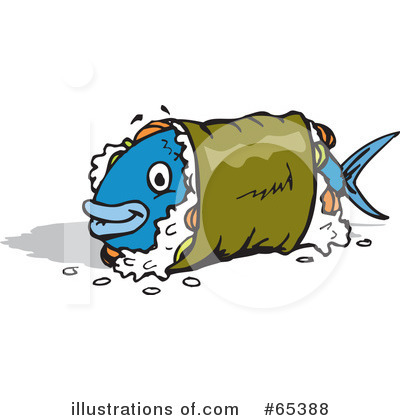 Seafood Clipart #65388 by Dennis Holmes Designs