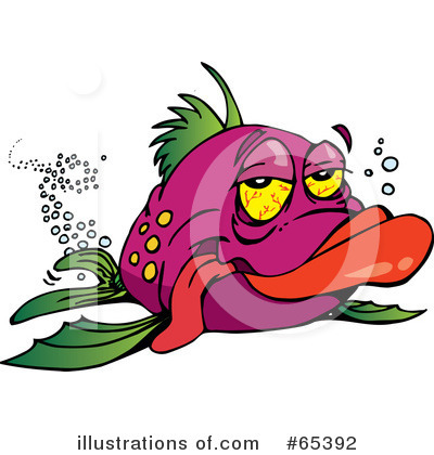 Royalty-Free (RF) Fish Clipart Illustration by Dennis Holmes Designs - Stock Sample #65392