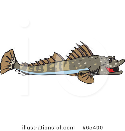 Royalty-Free (RF) Fish Clipart Illustration by Dennis Holmes Designs - Stock Sample #65400