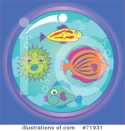 Royalty-Free (RF) Fish Clipart Illustration by inkgraphics - Stock Sample #71931