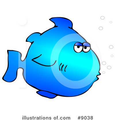 Royalty-Free (RF) Fish Clipart Illustration by djart - Stock Sample #9038