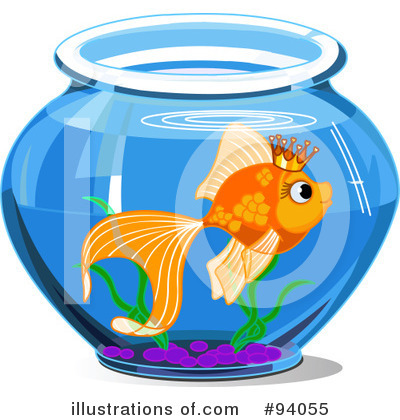 Royalty-Free (RF) Fish Clipart Illustration by Pushkin - Stock Sample #94055
