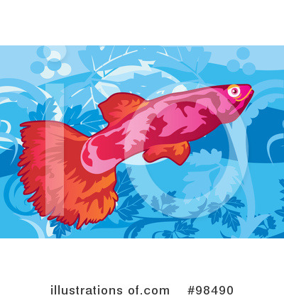 Royalty-Free (RF) Fish Clipart Illustration by mayawizard101 - Stock Sample #98490