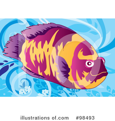 Royalty-Free (RF) Fish Clipart Illustration by mayawizard101 - Stock Sample #98493