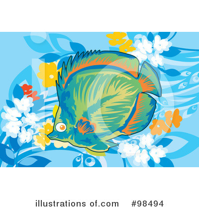 Royalty-Free (RF) Fish Clipart Illustration by mayawizard101 - Stock Sample #98494