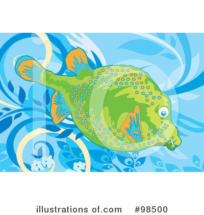 Royalty-Free (RF) Fish Clipart Illustration by mayawizard101 - Stock Sample #98500