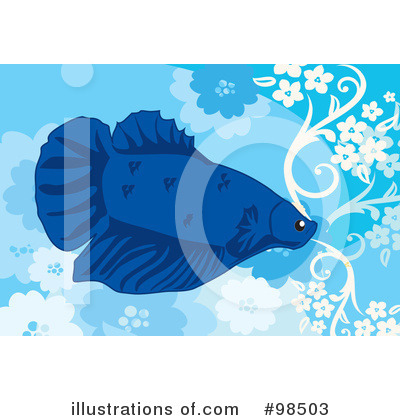 Royalty-Free (RF) Fish Clipart Illustration by mayawizard101 - Stock Sample #98503