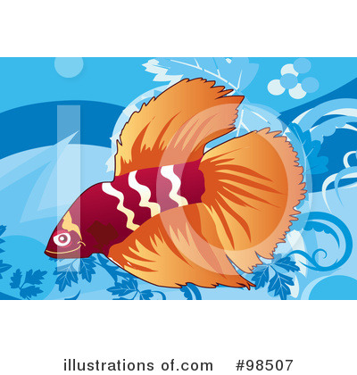 Royalty-Free (RF) Fish Clipart Illustration by mayawizard101 - Stock Sample #98507