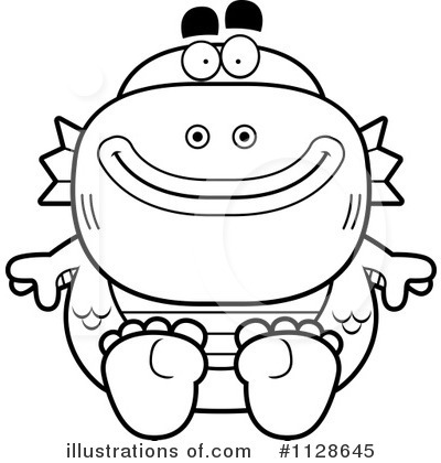 Royalty-Free (RF) Fish Man Clipart Illustration by Cory Thoman - Stock Sample #1128645