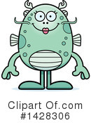 Fish Monster Clipart #1428306 by Cory Thoman