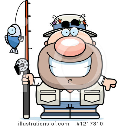 Royalty-Free (RF) Fisherman Clipart Illustration by Cory Thoman - Stock Sample #1217310