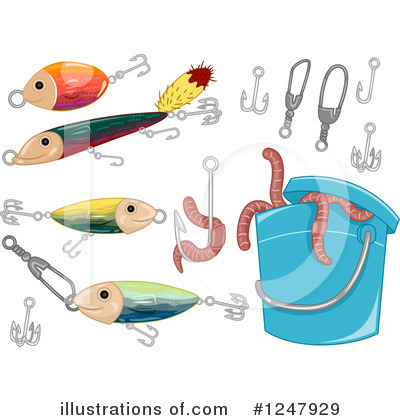 Royalty-Free (RF) Fishing Clipart Illustration by BNP Design Studio - Stock Sample #1247929