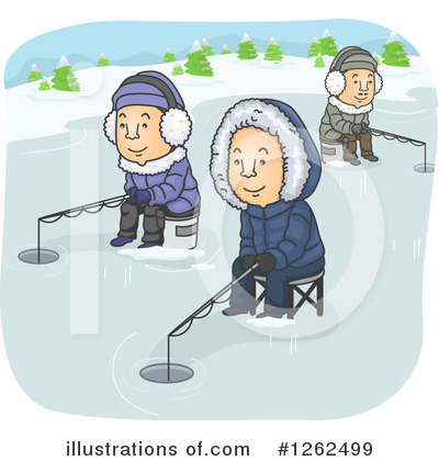 Ice Fishing Clipart #1262499 by BNP Design Studio