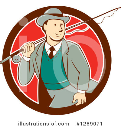 Royalty-Free (RF) Fishing Clipart Illustration by patrimonio - Stock Sample #1289071