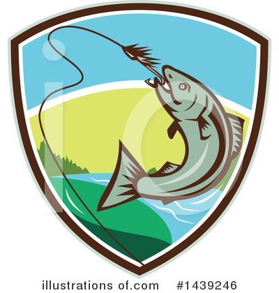 Salmon Clipart #1439246 by patrimonio