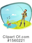 Fishing Clipart #1560221 by Vector Tradition SM