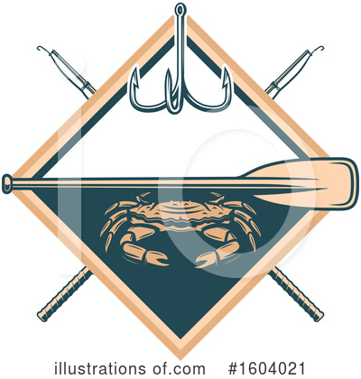 Fishing Pole Clipart #1604021 by Vector Tradition SM