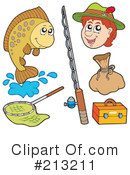 Fishing Clipart #213211 by visekart