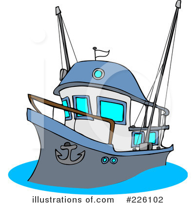 Royalty-Free (RF) Fishing Clipart Illustration by djart - Stock Sample #226102