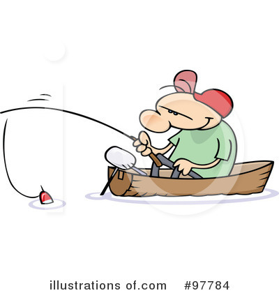 Royalty-Free (RF) Fishing Clipart Illustration by gnurf - Stock Sample #97784