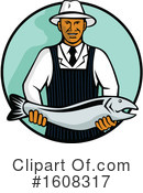 Fishmonger Clipart #1608317 by patrimonio