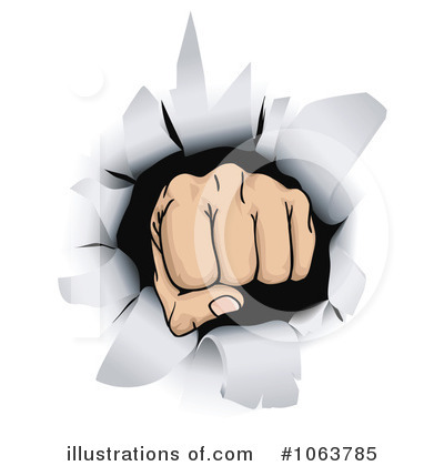Royalty-Free (RF) Fist Clipart Illustration by AtStockIllustration - Stock Sample #1063785