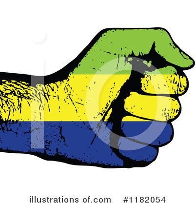 Gabon Flag Clipart #1182054 by Andrei Marincas