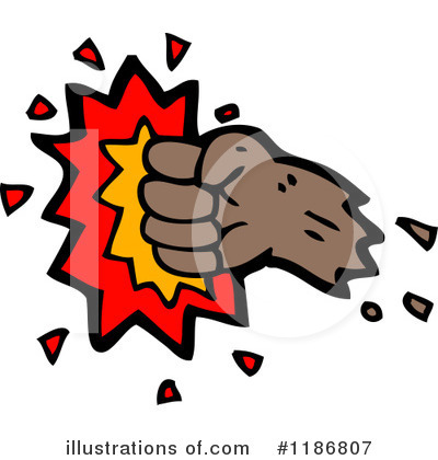 Royalty-Free (RF) Fist Clipart Illustration by lineartestpilot - Stock Sample #1186807