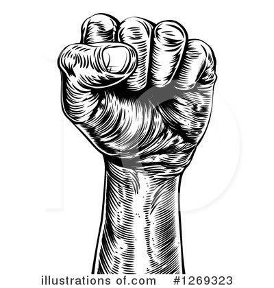 Royalty-Free (RF) Fist Clipart Illustration by AtStockIllustration - Stock Sample #1269323