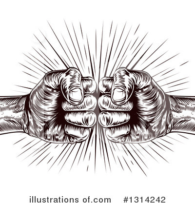 Punching Clipart #1314242 by AtStockIllustration