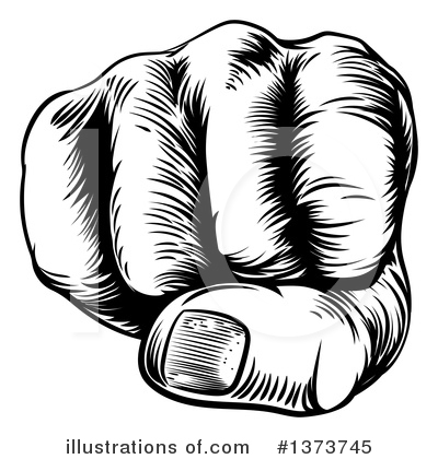 Royalty-Free (RF) Fist Clipart Illustration by AtStockIllustration - Stock Sample #1373745