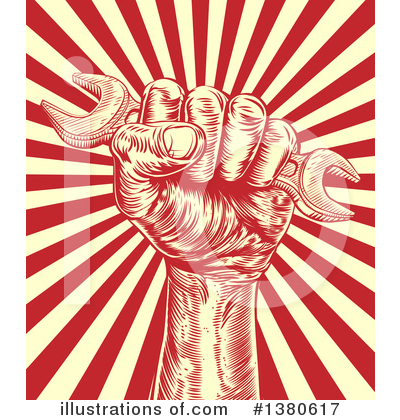 Royalty-Free (RF) Fist Clipart Illustration by AtStockIllustration - Stock Sample #1380617