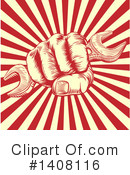 Fist Clipart #1408116 by AtStockIllustration