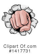 Fist Clipart #1417731 by AtStockIllustration