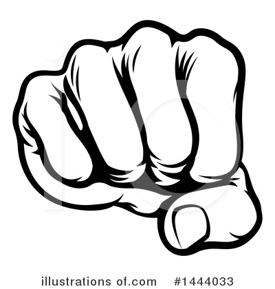 Royalty-Free (RF) Fist Clipart Illustration by AtStockIllustration - Stock Sample #1444033