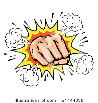 Royalty-Free (RF) Fist Clipart Illustration by AtStockIllustration - Stock Sample #1444036