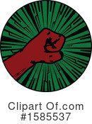 Fist Clipart #1585537 by elaineitalia