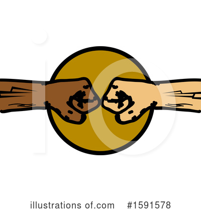 Royalty-Free (RF) Fist Clipart Illustration by elaineitalia - Stock Sample #1591578