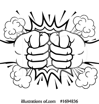 Royalty-Free (RF) Fist Clipart Illustration by AtStockIllustration - Stock Sample #1694836