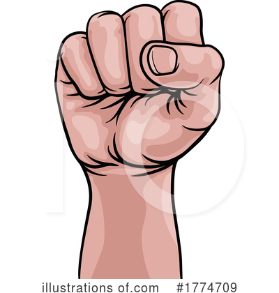 Royalty-Free (RF) Fist Clipart Illustration by AtStockIllustration - Stock Sample #1774709