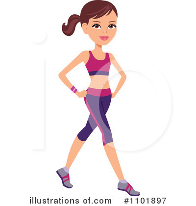 Royalty-Free (RF) Fitness Clipart Illustration by Monica - Stock Sample #1101897