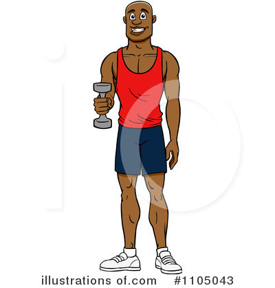Strong Man Clipart #1105043 by Cartoon Solutions