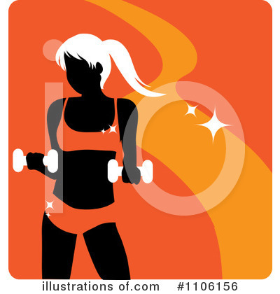 Royalty-Free (RF) Fitness Clipart Illustration by Rosie Piter - Stock Sample #1106156