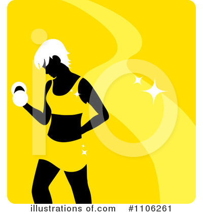 Woman Exercising Clipart #1106261 by Rosie Piter