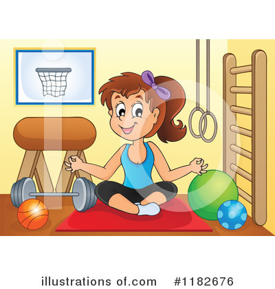 Royalty-Free (RF) Fitness Clipart Illustration by visekart - Stock Sample #1182676