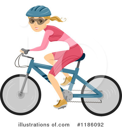 Cyclist Clipart #1186092 by BNP Design Studio
