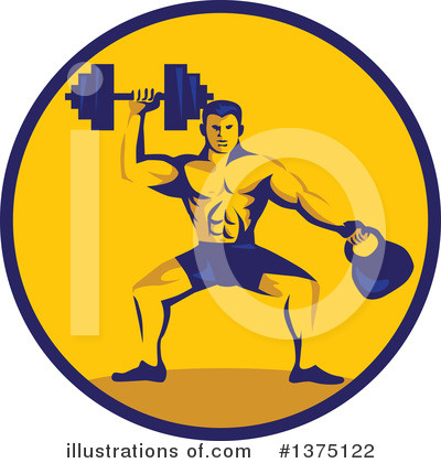 Royalty-Free (RF) Fitness Clipart Illustration by patrimonio - Stock Sample #1375122